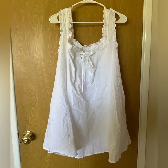 Princess Polly Swing Mini Dress White - Picture 2 of 4